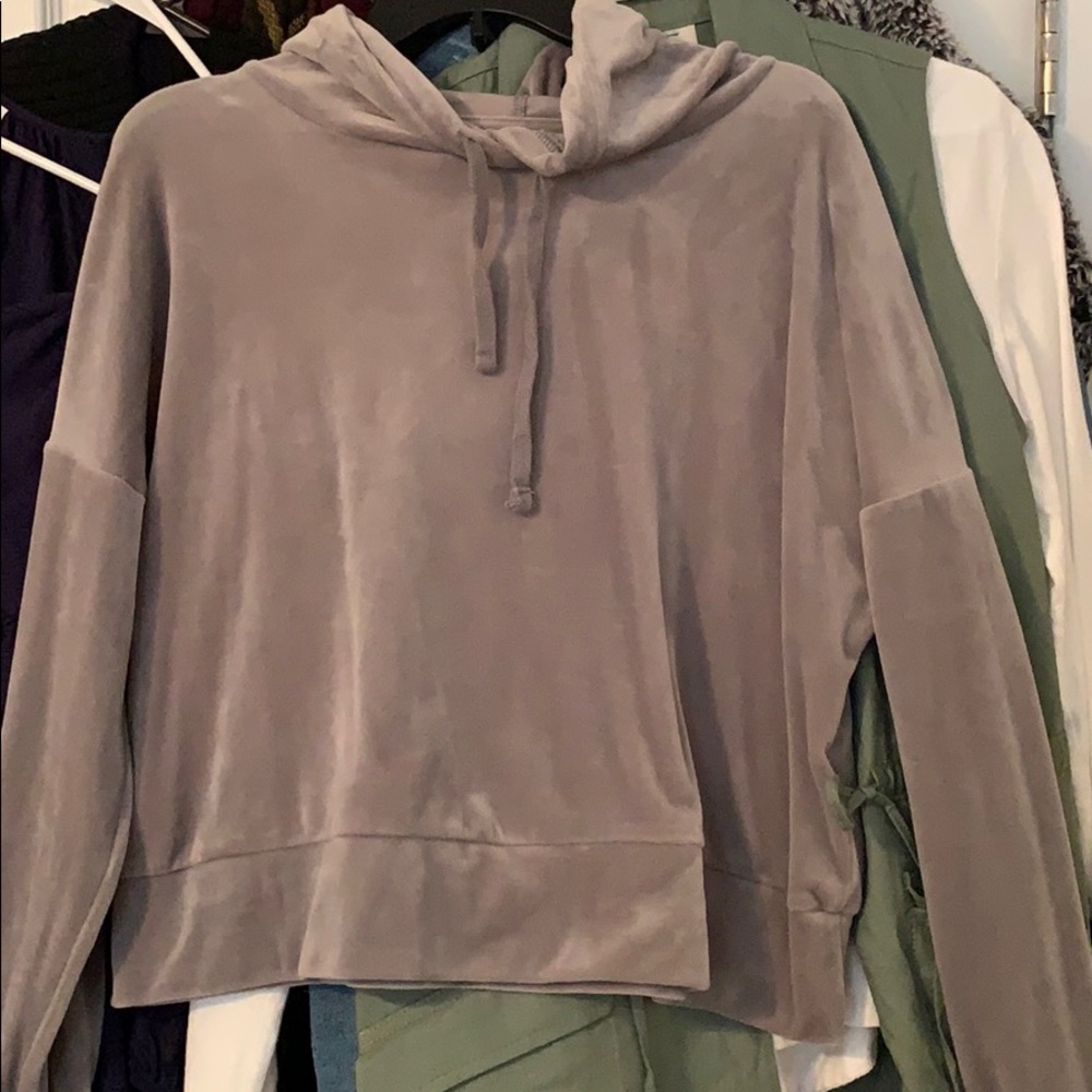 SO velour hoodie. Size XL (fits smaller)